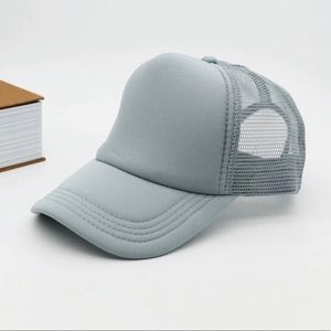 New! UNISEX Grey Trucker Hat